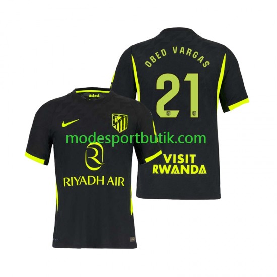 Atlético Madrid Matchtröja Obed Vargas 21 Borta 2026-2027 Kortärmad ,Herr