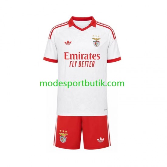Benfica Matchtröja Borta 2026-2027 Kortärmad ,Fotbollsställ Barn