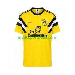 Borussia Dortmund Matchtröja 1989 Retro Hemma Kortärmad ,Herr