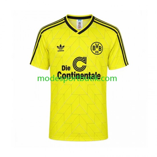 Borussia Dortmund Matchtröja Retro Hemma 1998 Kortärmad ,Herr