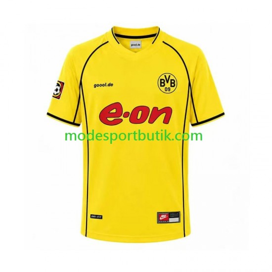 Borussia Dortmund Matchtröja Retro Hemma 2002 Kortärmad ,Herr