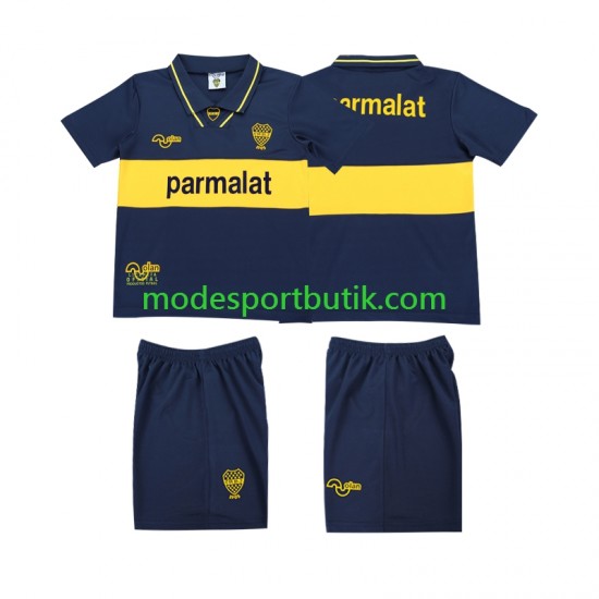 CA Boca Juniors Matchtröja 1993 1995 Retro Hemma Kortärmad ,Fotbollsställ Barn