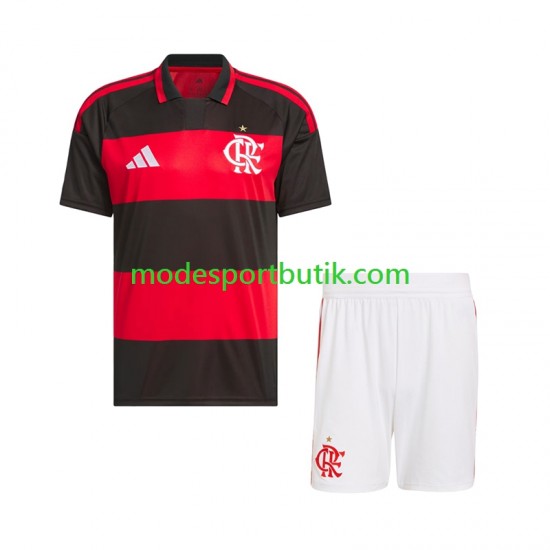 CR Flamengo Matchtröja Hemma 2026-2027 Kortärmad ,Fotbollsställ Barn