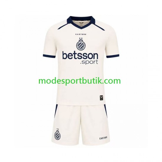Club Brugge Matchtröja Borta 2026-2027 Kortärmad ,Fotbollsställ Barn