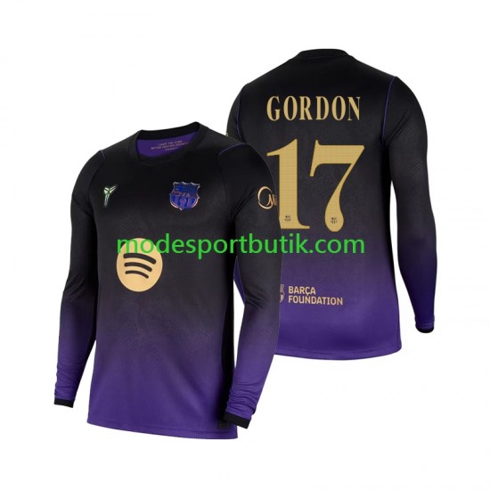 FC Barcelona Matchtröja Anthony Gordon 17 Borta 2026-2027 Långärmad ,Herr