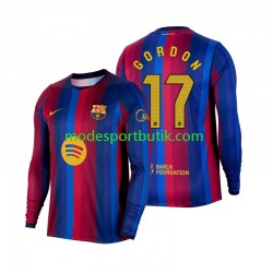 FC Barcelona Matchtröja Anthony Gordon 17 Hemma 2026-2027 Långärmad ,Herr FC Barcelona Matchtröja Anthony Gordon 17 Hemma 2026-2027 Långärmad ,Herr