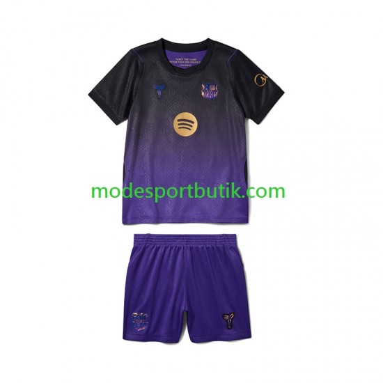 FC Barcelona Matchtröja Borta 2026-2027 Kortärmad ,Fotbollsställ Barn