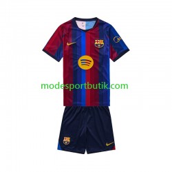 FC Barcelona Matchtröja Hemma 2026-2027 Kortärmad ,Fotbollsställ Barn