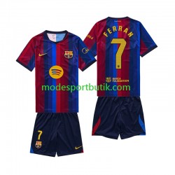 FC Barcelona Matchtröja Ferran Torres 7 Hemma 2026-2027 Kortärmad ,Fotbollsställ Barn FC Barcelona Matchtröja Ferran Torres 7 Hemma 2026-2027 Kortärmad ,Fotbollsställ Barn