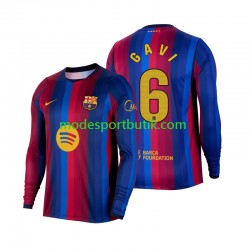 FC Barcelona Matchtröja Gavi 6 Hemma 2026-2027 Långärmad ,Herr