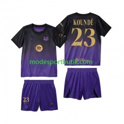 FC Barcelona Matchtröja Jules Kounde 23 Borta 2026-2027 Kortärmad ,Fotbollsställ Barn FC Barcelona Matchtröja Jules Kounde 23 Borta 2026-2027 Kortärmad ,Fotbollsställ Barn