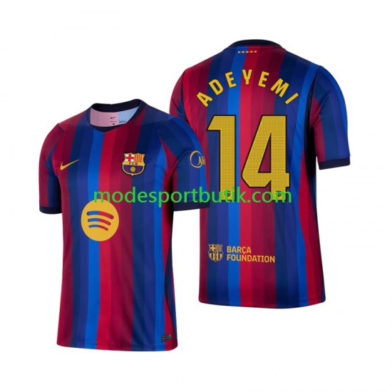 FC Barcelona Matchtröja Karim Adeyemi 14 Hemma 2026-2027 Kortärmad ,Herr