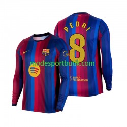 FC Barcelona Matchtröja Pedri 8 Hemma 2026-2027 Långärmad ,Herr