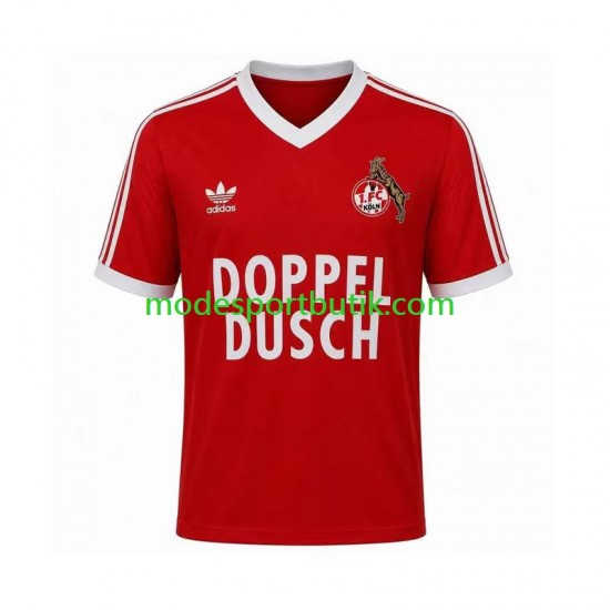 FC Köln Matchtröja 1984 1985 Retro Borta Kortärmad ,Herr