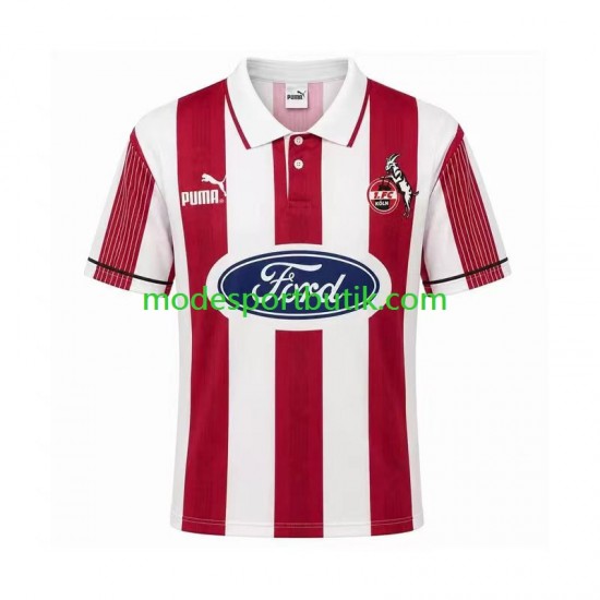 FC Köln Matchtröja 1995 1996 Retro Hemma Kortärmad ,Herr