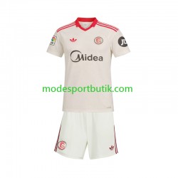 Sevilla FC Matchtröja Retro Hemma 2025-2026 Kortärmad ,Fotbollsställ Barn