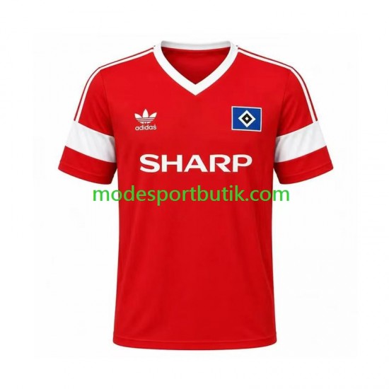 Hamburger SV Matchtröja 1988 Retro Borta Kortärmad ,Herr