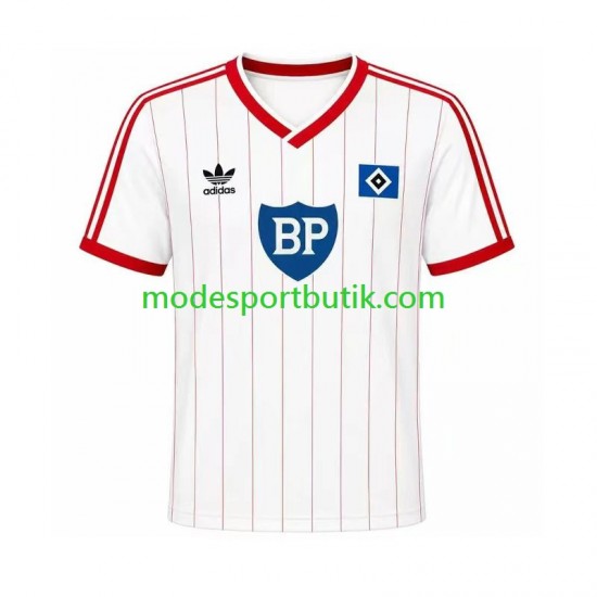 Hamburger SV Matchtröja 1984 Retro Hemma Kortärmad ,Herr