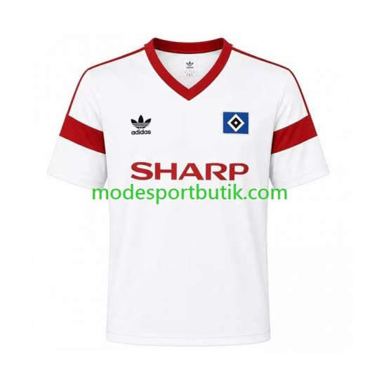 Hamburger SV Matchtröja 1988 Retro Hemma Kortärmad ,Herr