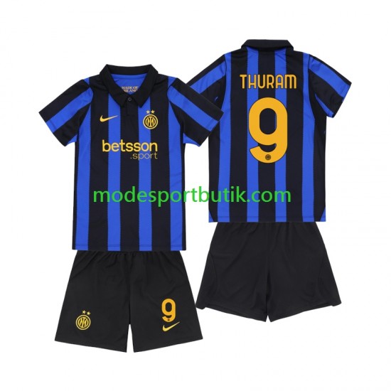 Inter Milan Matchtröja Marcus Thuram 9 Hemma 2026-2027 Kortärmad ,Fotbollsställ Barn