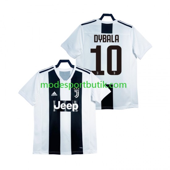 Juventus Matchtröja DYBALA 21 2018 2019 Retro Hemma Kortärmad ,Herr