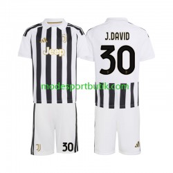 Juventus Matchtröja Jonathan David 30 Hemma 2026-2027 Kortärmad ,Fotbollsställ Barn