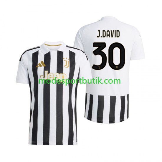Juventus Matchtröja Jonathan David 30 Hemma 2026-2027 Kortärmad ,Herr