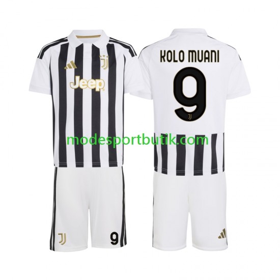 Juventus Matchtröja Randal Kolo Muani 9 Hemma 2026-2027 Kortärmad ,Fotbollsställ Barn