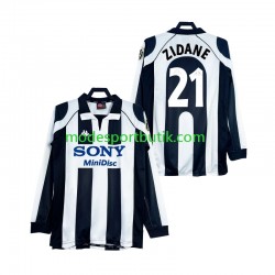 Juventus Matchtröja ZIDANE 21 1997 Retro Hemma 1998 Långärmad ,Herr Juventus Matchtröja ZIDANE 21 1997 Retro Hemma 1998 Långärmad ,Herr