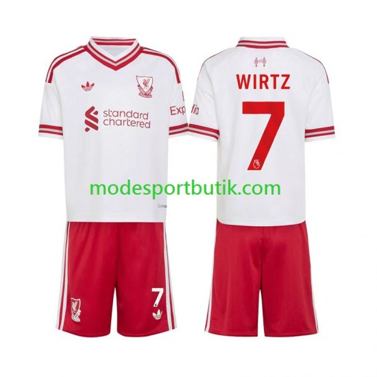 Liverpool Matchtröja Florian Wirtz 7 Borta 2026-2027 Kortärmad ,Fotbollsställ Barn