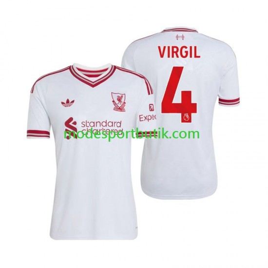 Liverpool Matchtröja Virgil van Dijk 4 Borta 2026-2027 Kortärmad ,Herr