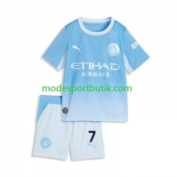 Manchester City Matchtröja Omar Marmoush 7 Hemma 2026-2027 Kortärmad ,Fotbollsställ Barn