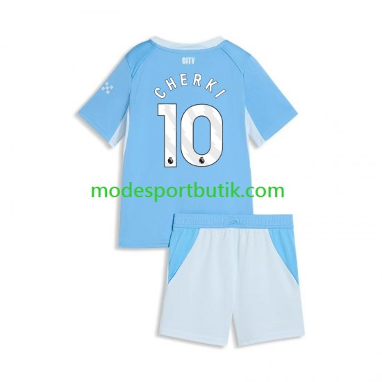 Manchester City Matchtröja Rayan Cherki 10 Hemma 2026-2027 Kortärmad ,Fotbollsställ Barn