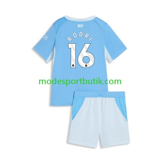 Manchester City Matchtröja Rodri 16 Hemma 2026-2027 Kortärmad ,Fotbollsställ Barn