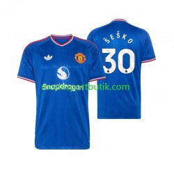 Manchester United Matchtröja Benjamin Sesko 30 Borta 2026-2027 Kortärmad ,Herr