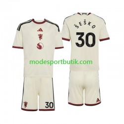 Manchester United Matchtröja Benjamin Sesko 30 Tredje 2026-2027 Kortärmad ,Fotbollsställ Barn