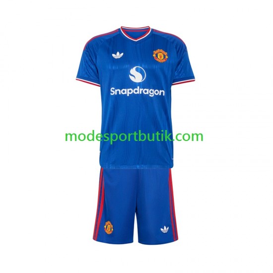 Manchester United Matchtröja Borta 2026-2027 Kortärmad ,Fotbollsställ Barn