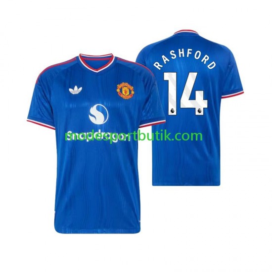 Manchester United Matchtröja Marcus Rashford 14 Borta 2026-2027 Kortärmad ,Herr