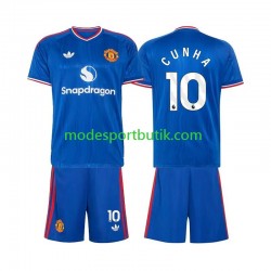 Manchester United Matchtröja Matheus Cunha 10 Borta 2026-2027 Kortärmad ,Fotbollsställ Barn