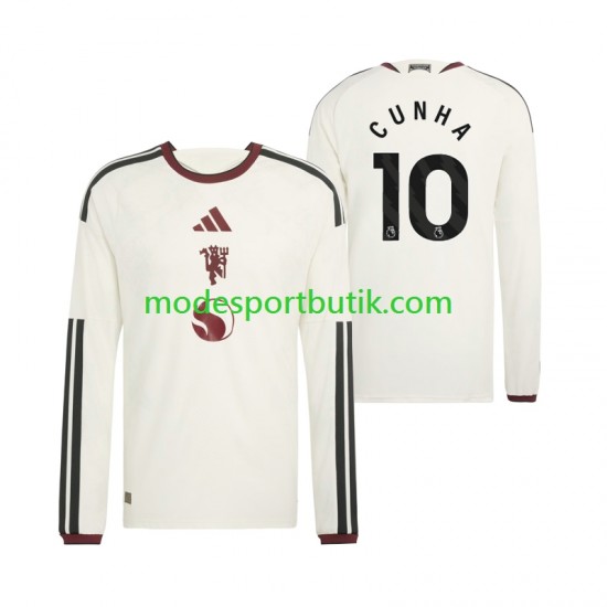 Manchester United Matchtröja Matheus Cunha 10 Tredje 2026-2027 Långärmad ,Herr