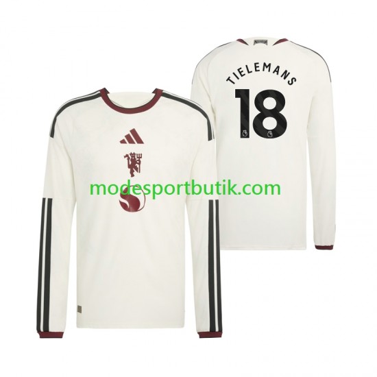 Manchester United Matchtröja Youri Tielemans 18 Tredje 2026-2027 Långärmad ,Herr