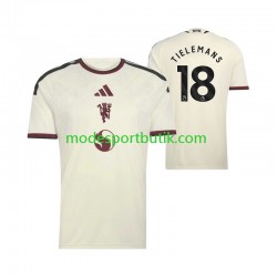 Manchester United Matchtröja Youri Tielemans 18 Tredje 2026-2027 Kortärmad ,Herr