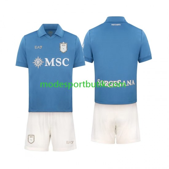 SSC Napoli Matchtröja Hemma 2026-2027 Kortärmad ,Fotbollsställ Barn