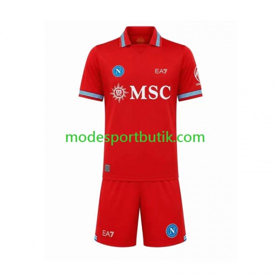 SSC Napoli Matchtröja Tredje 2026-2027 Kortärmad ,Fotbollsställ Barn