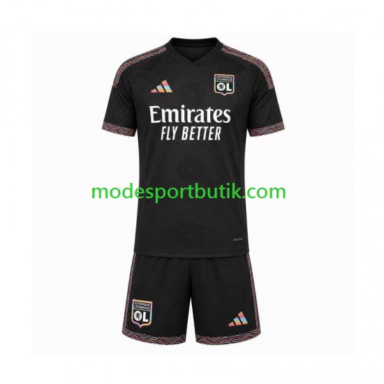 Olympique Lyonnais Matchtröja Tredje 2026-2027 Kortärmad ,Fotbollsställ Barn