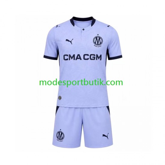 Olympique de Marseille Matchtröja Tredje 2026-2027 Kortärmad ,Fotbollsställ Barn