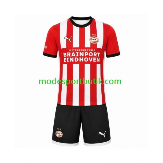 PSV Eindhoven Matchtröja Hemma 2026-2027 Kortärmad ,Fotbollsställ Barn
