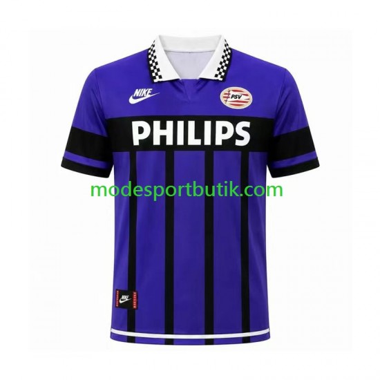 PSV Eindhoven Matchtröja 1995 Retro Borta Kortärmad ,Herr