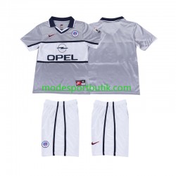 Paris Saint-Germain Matchtröja 2000 2001 Retro Borta Kortärmad ,Fotbollsställ Barn
