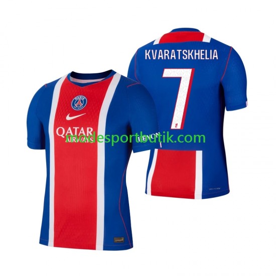 Paris Saint-Germain Matchtröja Khvicha Kvaratskhelia 7 Hemma 2026-2027 Kortärmad ,Herr